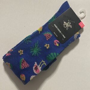 Beverly‎ Hills polo club knee-high socks size 5-9